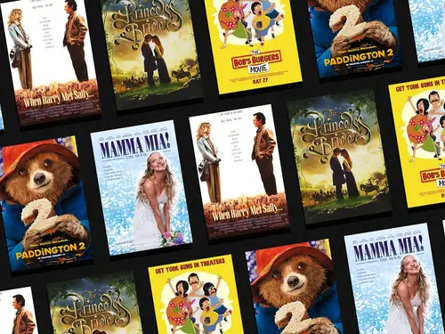 A collection of relaxing movies for a weekend marathon