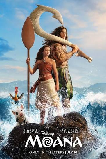 Promotional poster for the animated Disney movie Moana