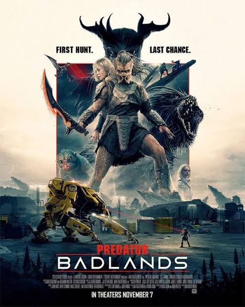 Promotional poster for the movie Predator: Badlands